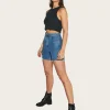 A Claudia Cut Off Georgia - Mid Vintage Blue