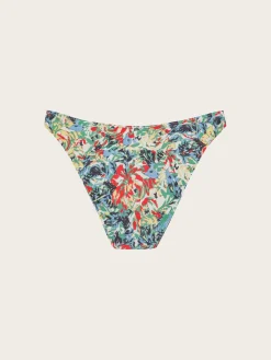 A5881 Recycled Printed Lowrise Wave Bikini Briefs - Multicolor