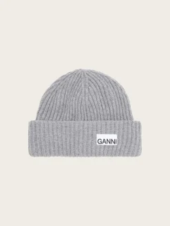 A4429 Structured Rib Beanie - Paloma Melange