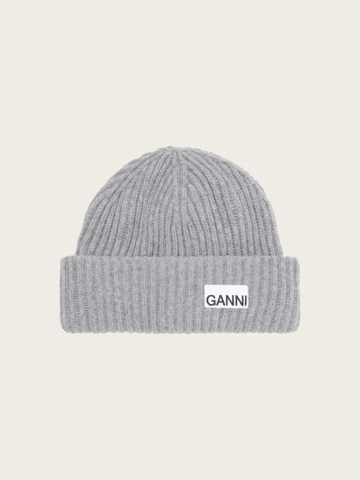 A4429 Structured Rib Beanie - Paloma Melange