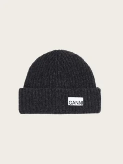 A4429 Structured Rib Beanie - Phantom