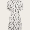 Allegra Dress - Cream Hortensia