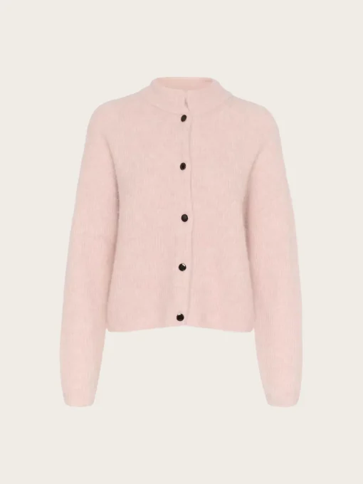 Alpha Short Cardigan - Rose Grey Melange