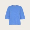 Alpha ss Tee - Wedgewood Melange