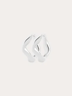 Anil 8mm Huggie - Silver