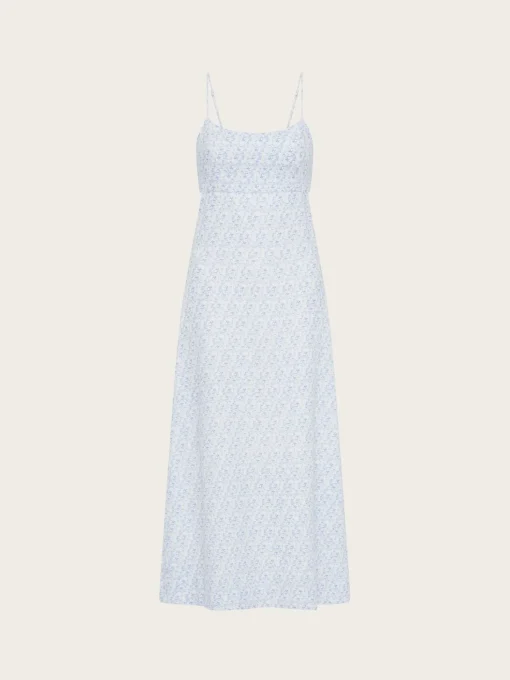 Antibes Midi Dress - Leilana All Over Print/Mid Blue