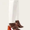 Aubrey Leather Sandal - Brown