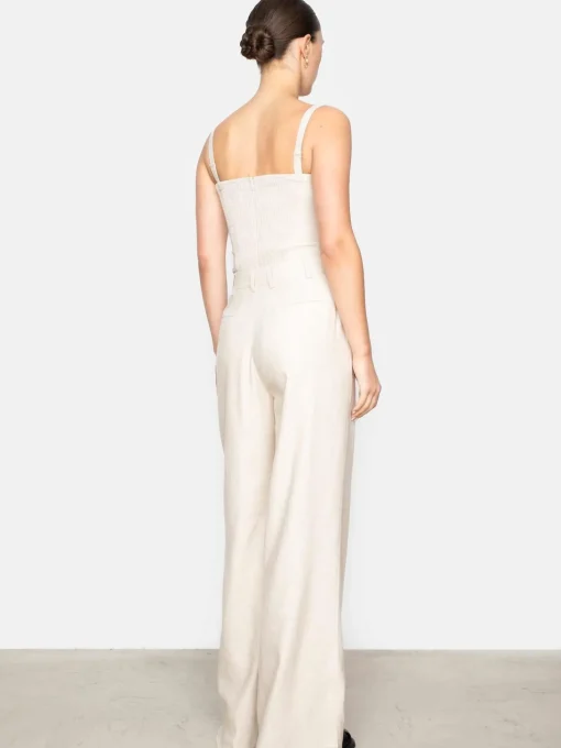 Ava Trousers - Light Sand Melange