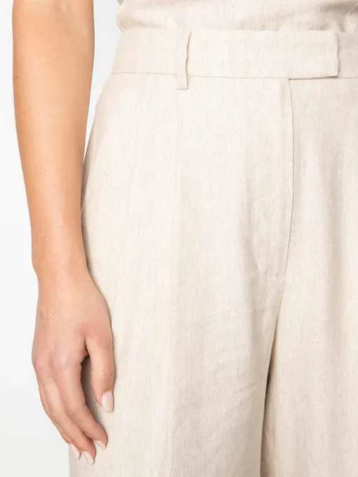 Ava Trousers - Light Sand Melange