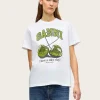 Basic Jersey CHERRY Relaxed T-Shirt - Bright White