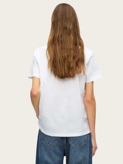Basic Jersey CHERRY Relaxed T-Shirt - Bright White