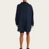 Bergen Poncho - Dark Navy