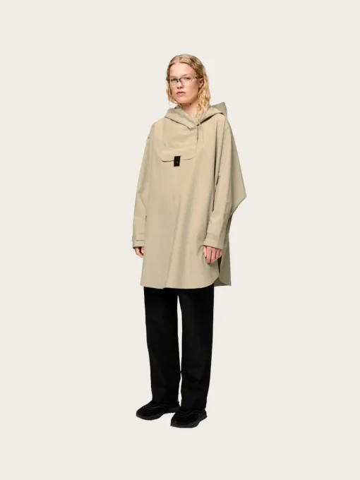 Bergen Poncho - Oak Moss