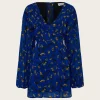 Blythe Mini Dress - El Limon Floral - Blue