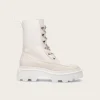 Caroline Leather/Textile - Creme, Warm Lining