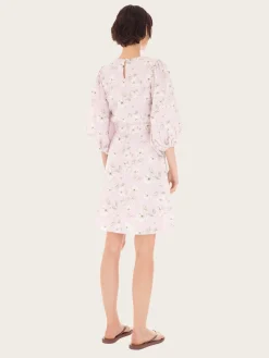 Clara Dress - Lavender Peony Print