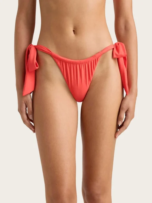 Costa Bikini Bottoms - Vermillon