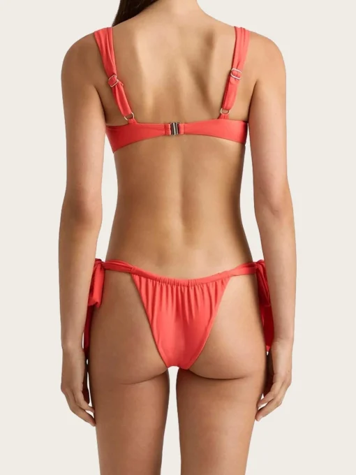 Costa Bikini Bottoms - Vermillon