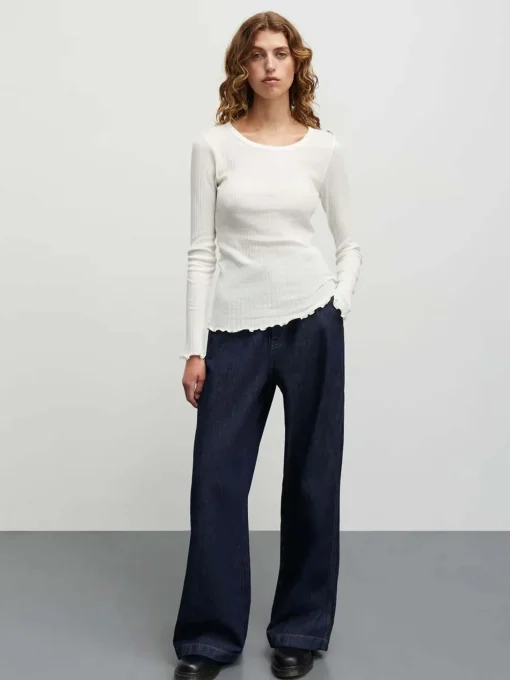 Cosy Denim Sotem Pants - Dark Indigo