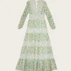 Cotton Slub Maxi Dress - Anemone Fields