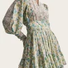 Cotton Slub Mini Dress - Anemone Fields