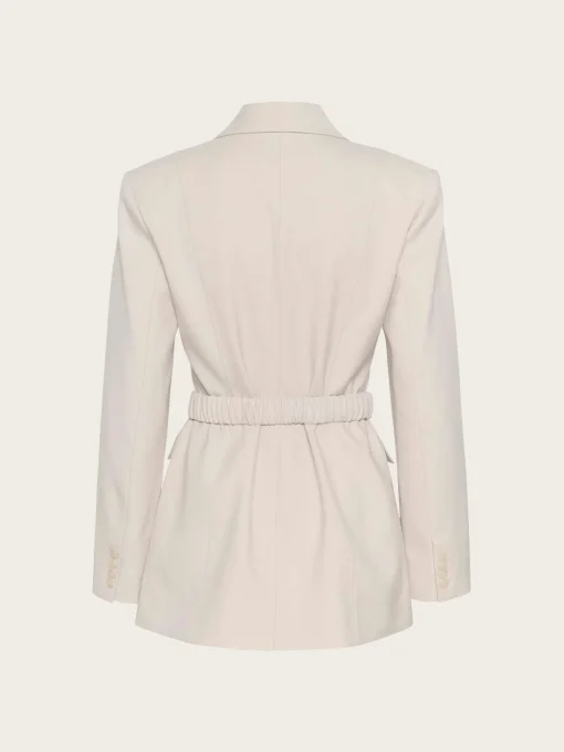 Dagny Blazer - White Onyx Mel