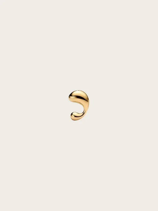 Dolphin Pool Studs Pair - Gold