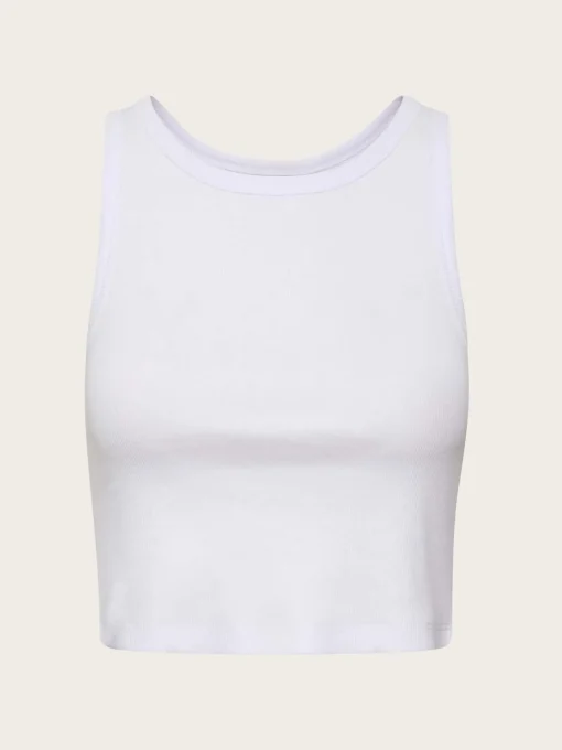 Drew Cropped Top - Bright White