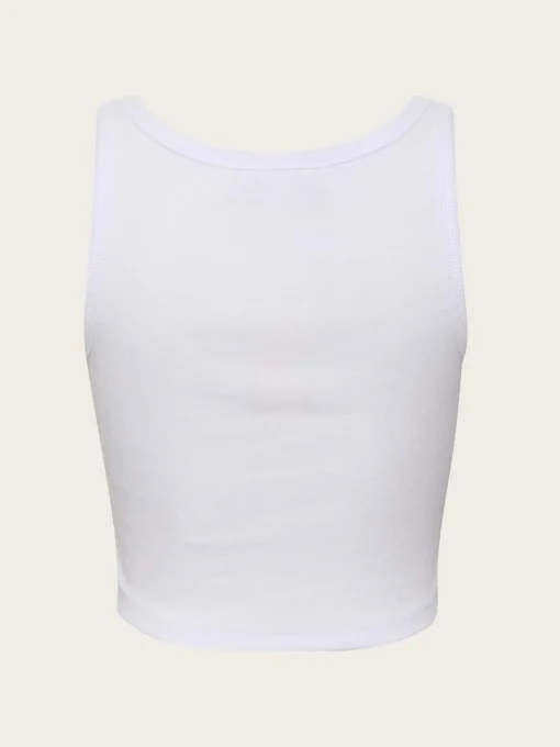 Drew Cropped Top - Bright White