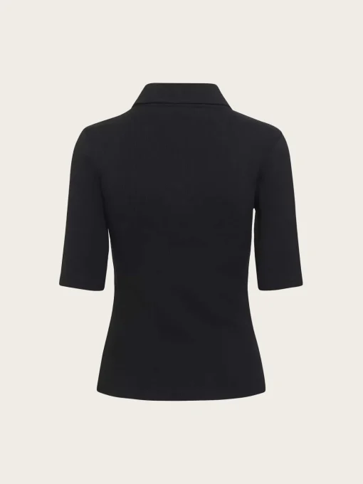 Drew Polo Top - Black