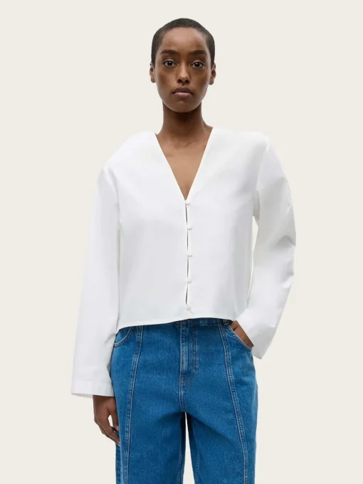 Enbail ls Shirt - Bright White