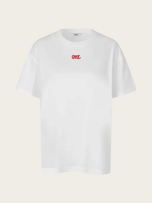 Enkulla ss Tee - White One Love
