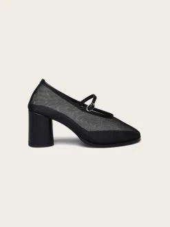 Esha Mesh Black Pumps