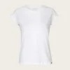 Fine Jersey Teasy Tee - White