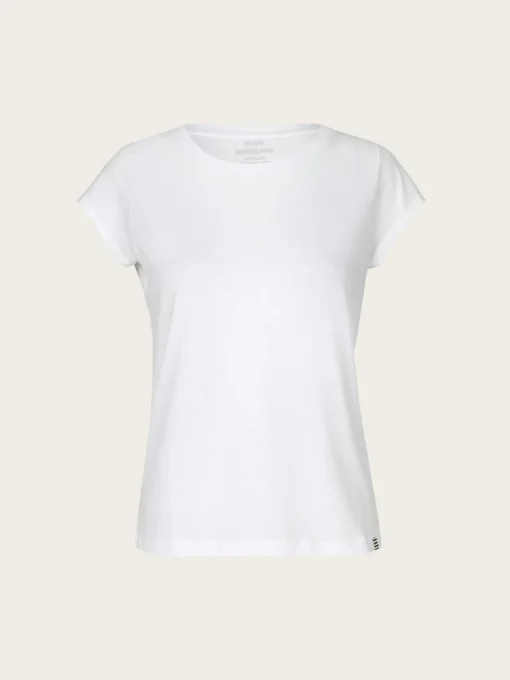 Fine Jersey Teasy Tee - White