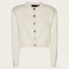Firm Knit Cardigan - Egret