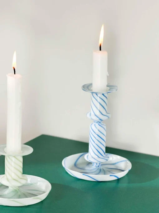 Flare Stripe Medium - Milk/Blue