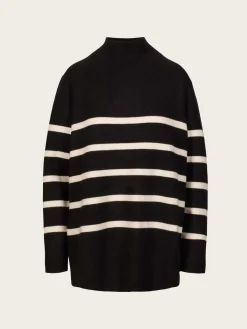 Frame Knit - Black with White
