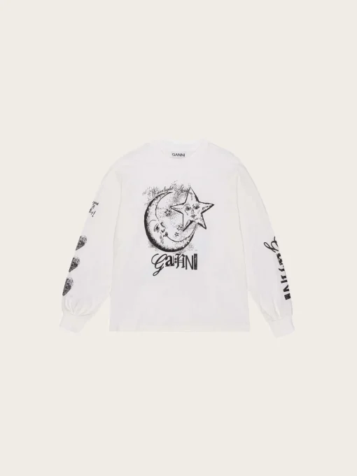Future Heavy Jersey Moon Long Sleeve T-shirt - Egret