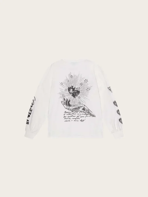 Future Heavy Jersey Moon Long Sleeve T-shirt - Egret