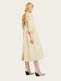 Gladlaks Dress - Yellow Stripes