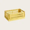 Hay Colour Crate Small - Dusty Yellow