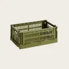 Hay Colour Crate Small - Olive