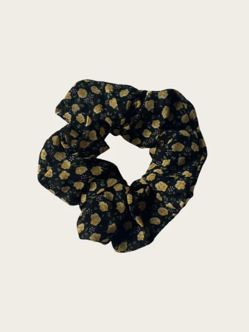 Hilly Scrunchie - Black/Yellow