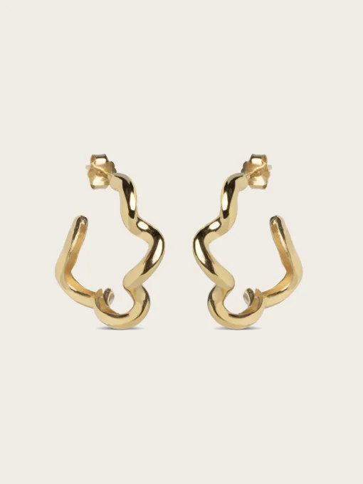 Hoops Curly - Gold