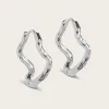 Hoops Holly Large - Silver
