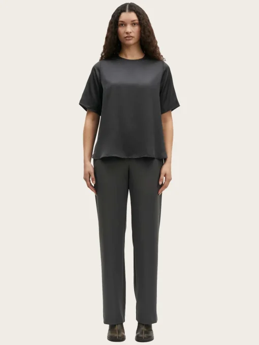 Hoys Straight Pants - Black Oyster