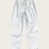 J1411 Foil Denim Stary - Bright White