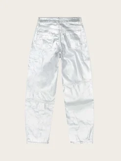 J1411 Foil Denim Stary - Bright White