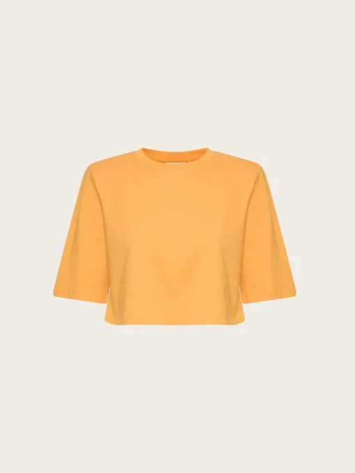 Jory Cropped Tee - Kumquat